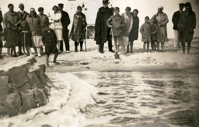 Hochflut zerst&ouml;rt die Burgen