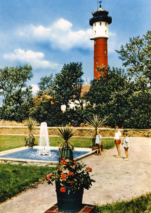Hindenburgplatz mit Leuchtturm