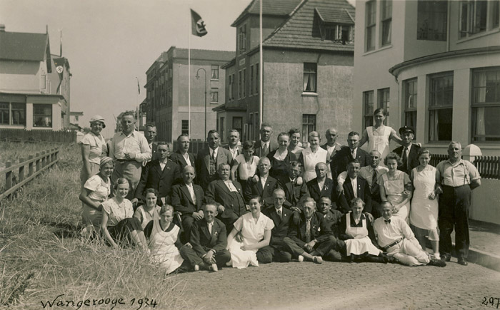 Gruppenfoto in der Peterstra&szlig;e
