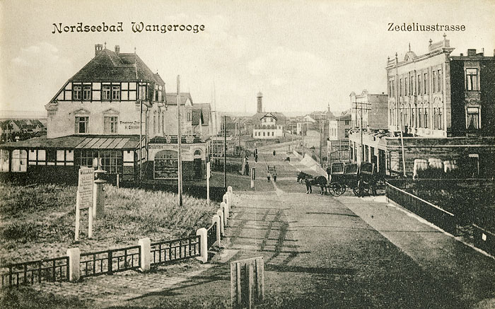 Inseldorf im Sonnenschein