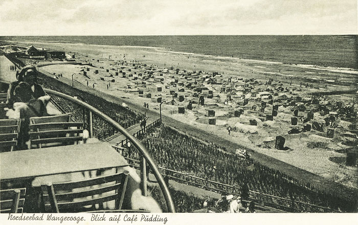 Blick auf Café Pudding