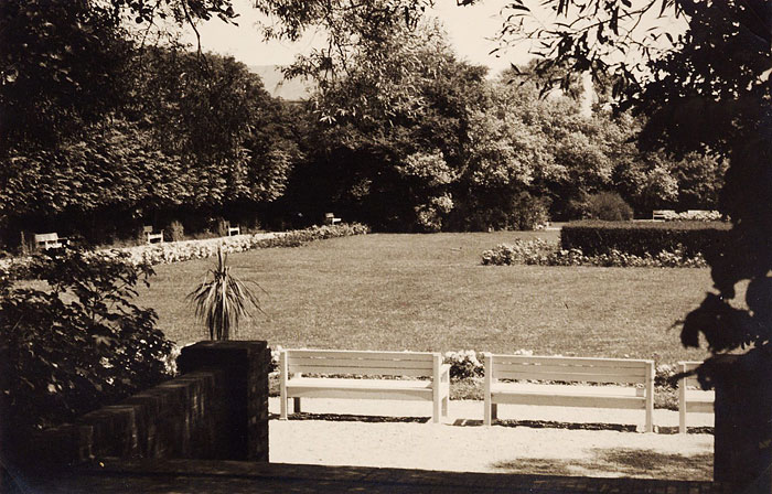 Eingang zum Rosengarten