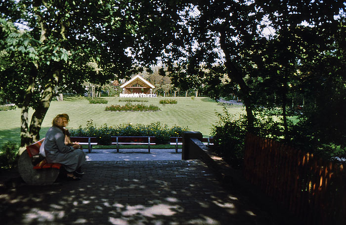 Eingang zum Rosengarten