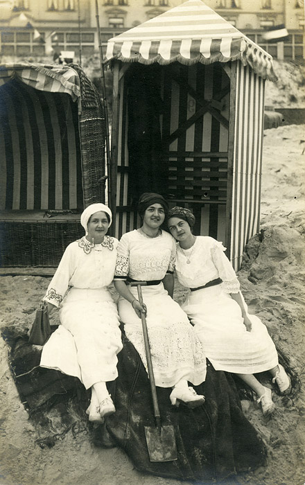 Gruppenfoto in der Sandburg