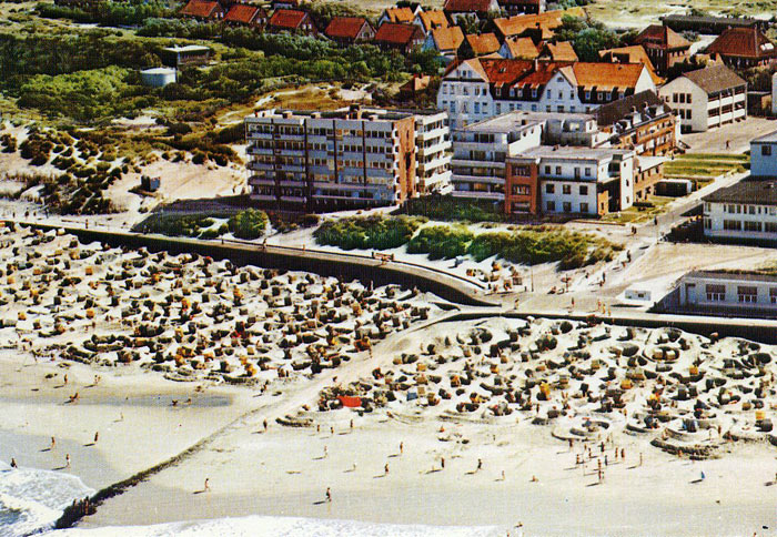 Luftbild vom östlichen Hauptstrand