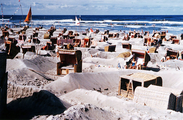 Bade- und Burgenstrand