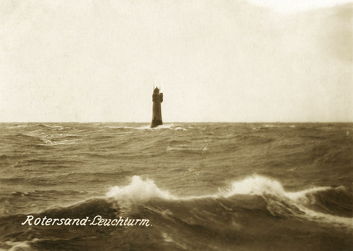 Roter Sand bei st&uuml;rmischem Wind
