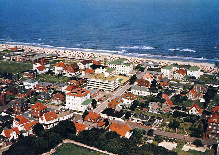 Luftaufnahme vom Inseldorf