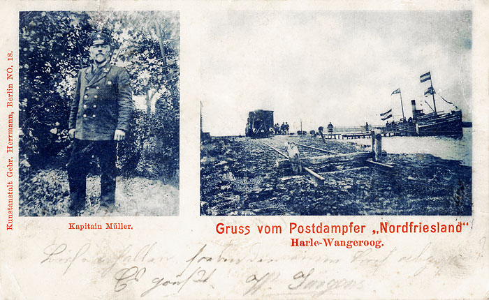 Gruß vom Postdampfer Nordfriesland