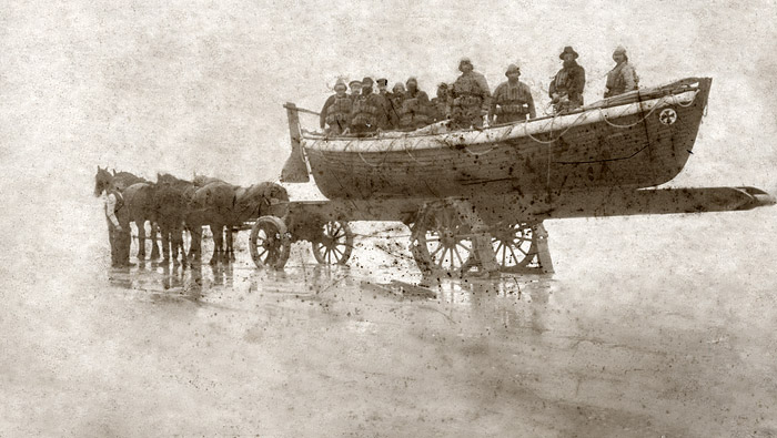 Ruderrettungsboot der DGzRS