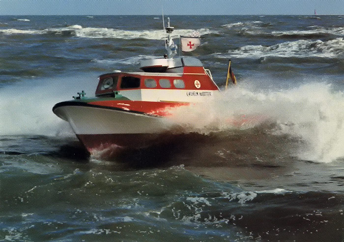 SRB Wilhelm H&uuml;botter in voller Fahrt