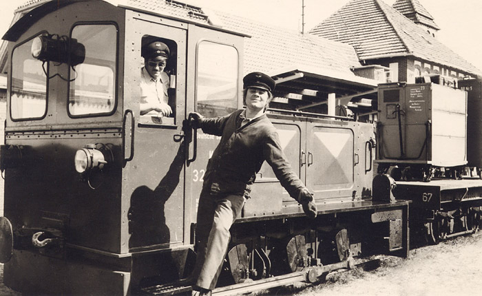 Inselbahn kurz vor Abfahrt