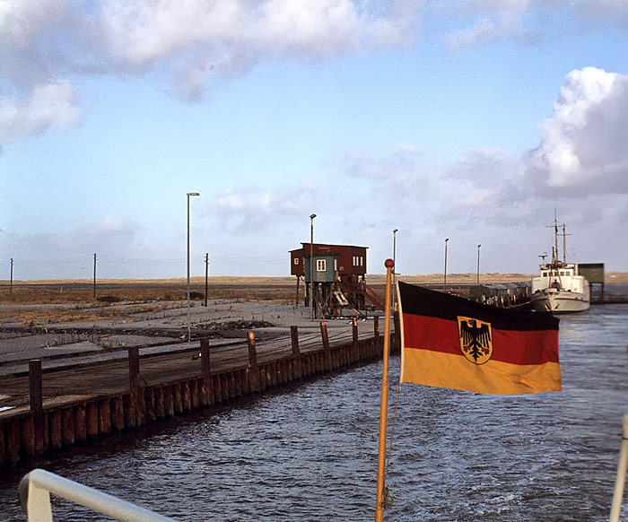 Abfahrt vom Anleger Wangerooge