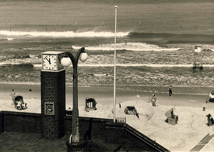 Hauptbadefeld n&ouml;rdlich der Uhr