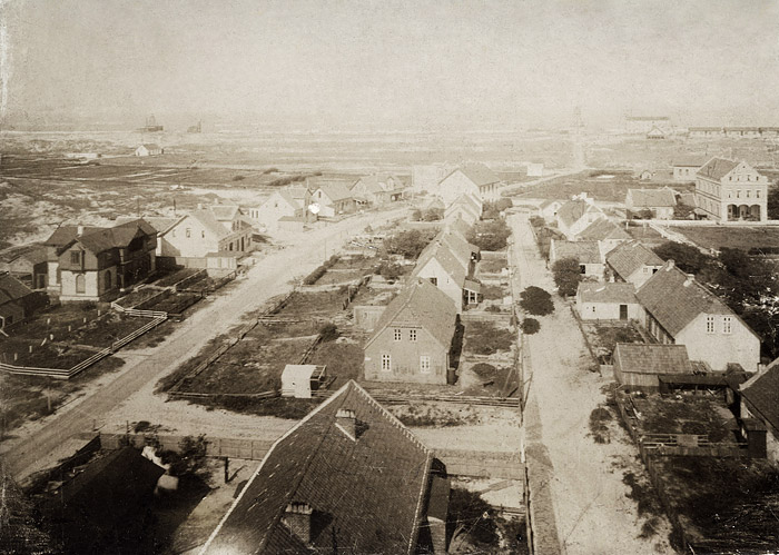 Blick vom Leuchtturm nach Norden