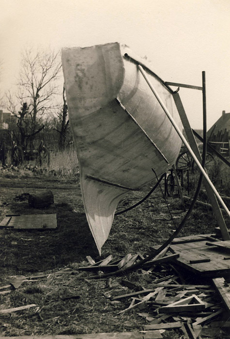 Bau des Segelboots &raquo;Slocum&laquo;