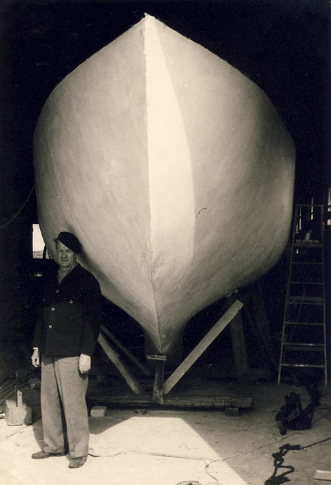 Bau des Segelboots &raquo;Slocum&laquo;