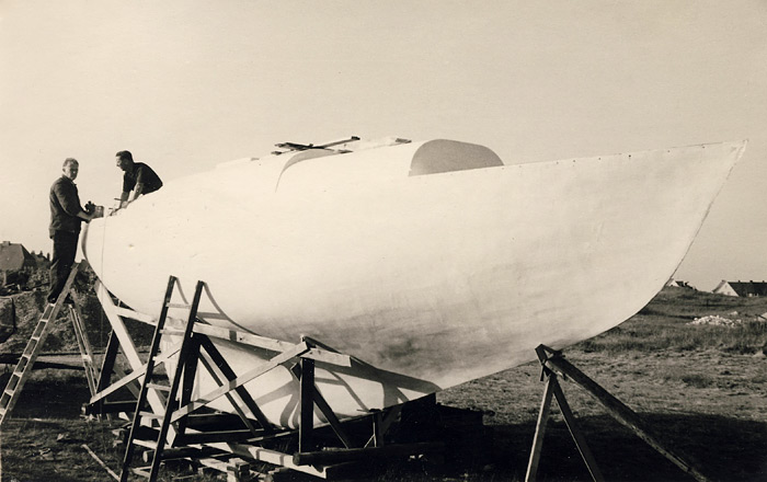 Bau des Segelboots &raquo;Slocum&laquo;