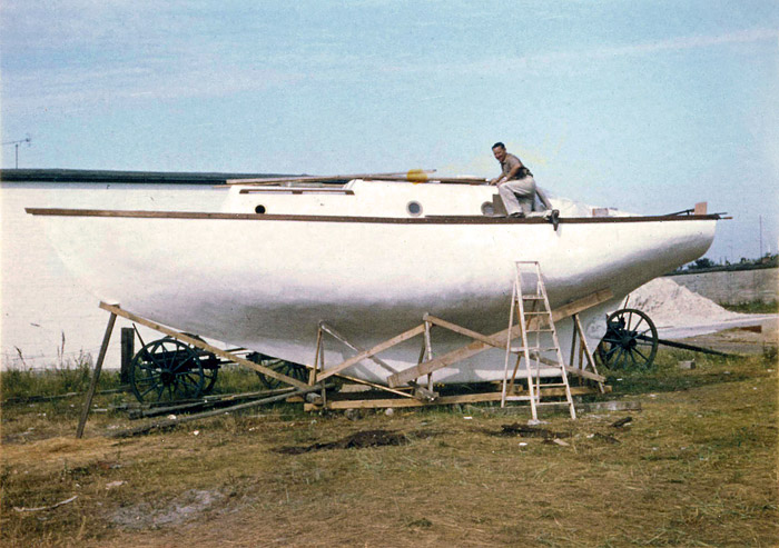 Bau des Segelboots &raquo;Slocum&laquo;