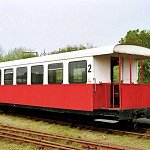 Personenwagen 63&nbsp;121 am Bahnhof