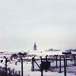 Westinnengroden und Westturm im Winter